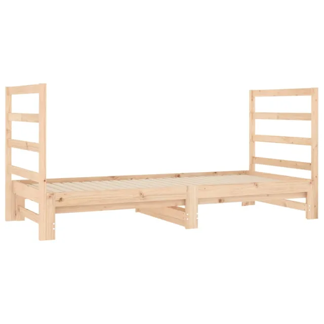 Lit coulissant sans matelas 2x(90x190) cm