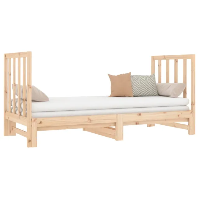 Lit coulissant sans matelas 2x(90x190) cm
