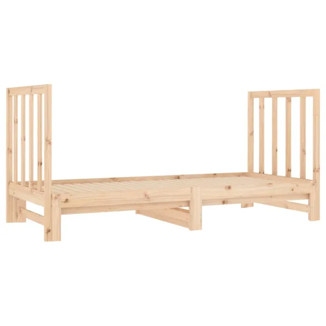 Lit coulissant sans matelas 2x(90x190) cm