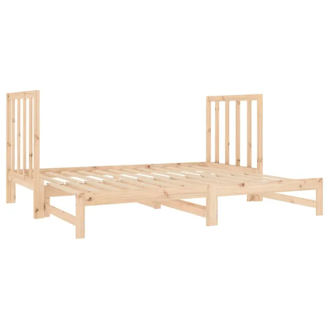 Lit coulissant sans matelas 2x(90x190) cm