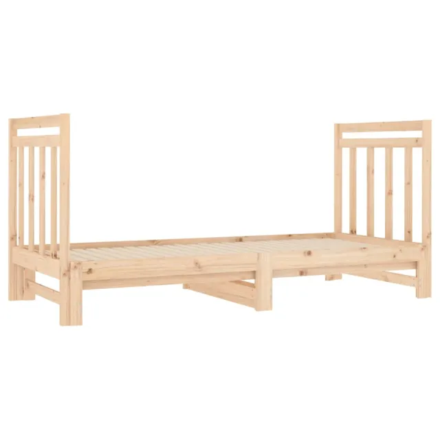 Lit coulissant sans matelas 2x(90x190) cm