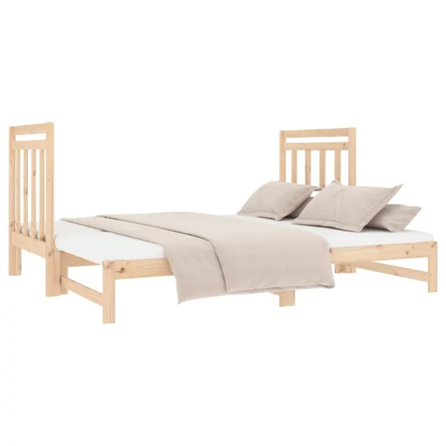 Lit coulissant sans matelas 2x(90x190) cm