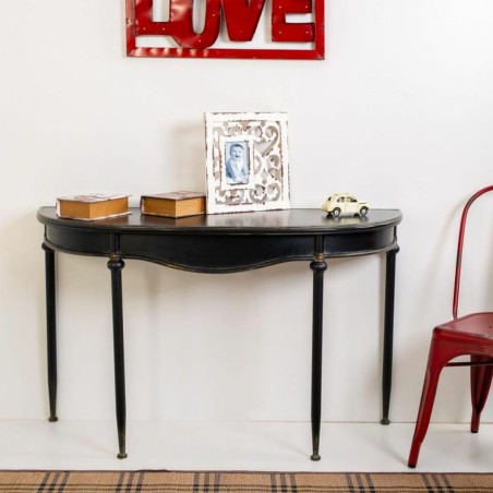 Recibidor Alexandra House Living Negro 43 x 75 x 124 cm