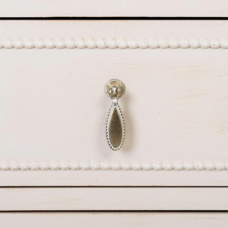 Commode Alexandra House Living Gris Rose Rotin Bois d'épicéa Bois MD