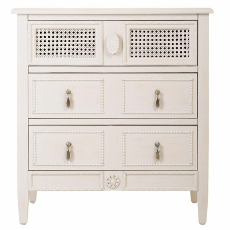 Commode Alexandra House Living Gris Rose Rotin Bois d'épicéa Bois MD