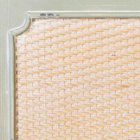 Credenza Alexandra House Living Verde Rattan Legno di abete 82 x 36 x