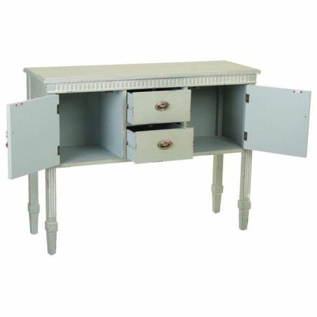 Anrichte Alexandra House Living grün Rattan Tannenholz 82 x 36 x 108