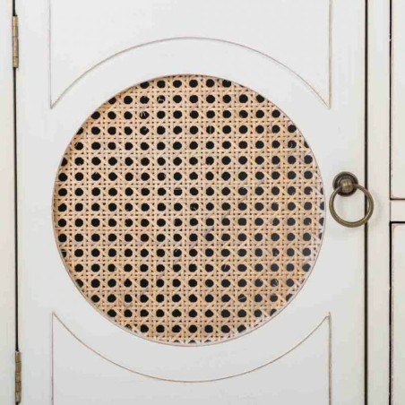 Meuble d'Entrée Alexandra House Living Blanc 78 x 40 x 106 cm