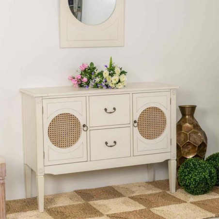 Recibidor Alexandra House Living Blanco 78 x 40 x 106 cm