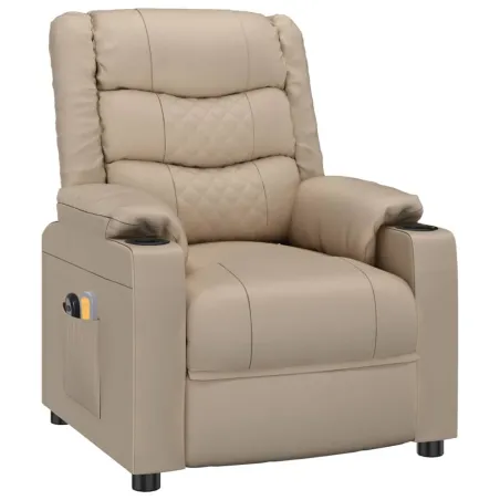 Fauteuil de massage électrique Cappuccino Similicuir