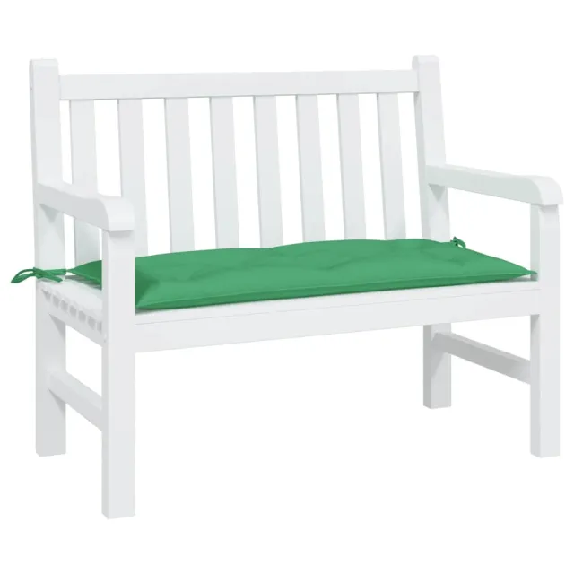 Coussin de banc de jardin vert 100x50x7 cm tissu oxford