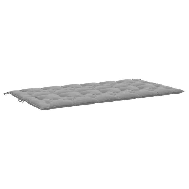 Coussin de banc de jardin gris 200x(50+50)x7 cm tissu oxford