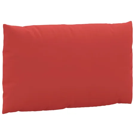 Coussins de palette lot de 2 rouge tissu oxford