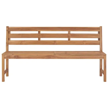 Banc de jardin 170 cm Bois de teck solide 2