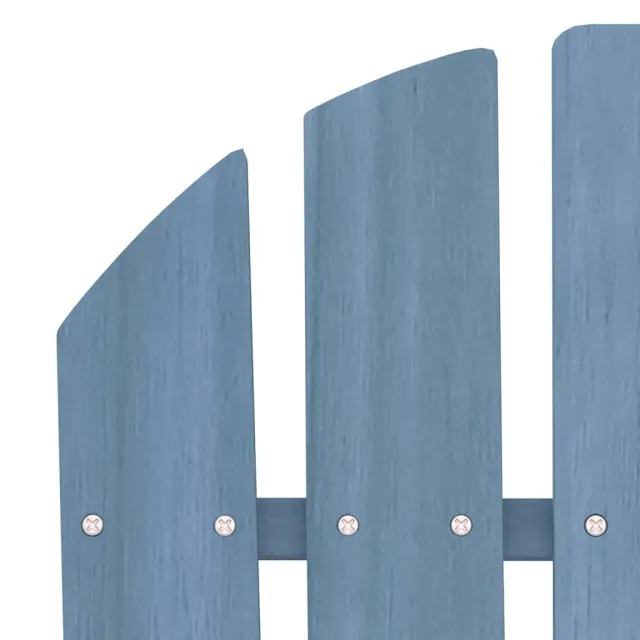 Chaise de jardin Adirondack bois de sapin massif bleu