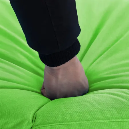 Chaise longue pliable Tissu Oxford Vert