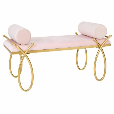 Banquette Alexandra House Living Or Métal Éponge Bois MDF 49 x 53 x