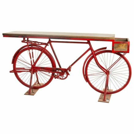 Eingangsbereich Alexandra House Living Bike Braun Rot 50 x 90 x 198 cm