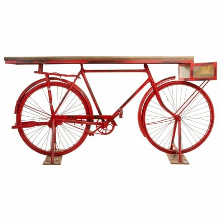 Meuble d'Entrée Alexandra House Living Bike Marron Rouge 50 x 90 x 19