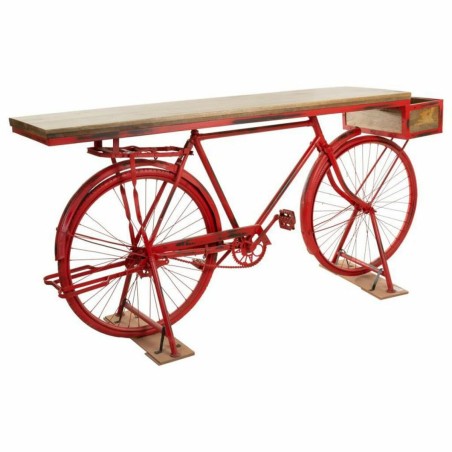 Meuble d'Entrée Alexandra House Living Bike Marron Rouge 50 x 90 x 19
