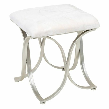 Kruk Alexandra House Living Champagne Metaal Spons Hout MDF 41 x 47 x