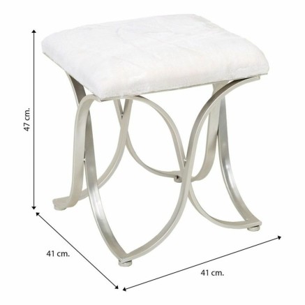 Banqueta Alexandra House Living Champán Metal Esponja Madera MDF 41 x 2