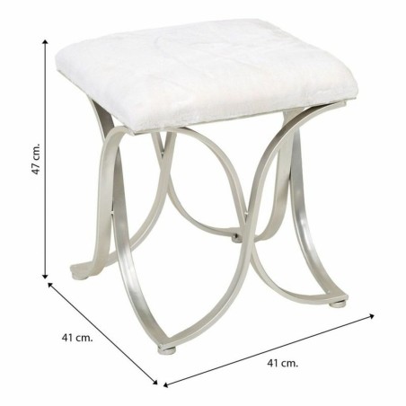 Kruk Alexandra House Living Champagne Metaal Spons Hout MDF 41 x 47 x