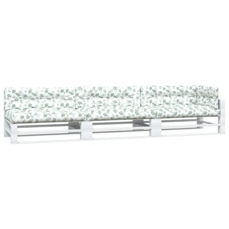 Coussins de palette lot de 7 motif de feuilles tissu