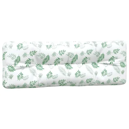 Coussins de palette lot de 7 motif de feuilles tissu