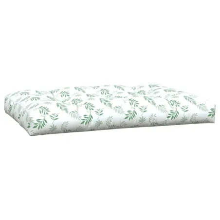 Coussins de palette lot de 7 motif de feuilles tissu
