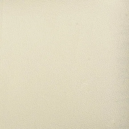 Canapé 2 places avec oreillers crème 140 cm similicuir