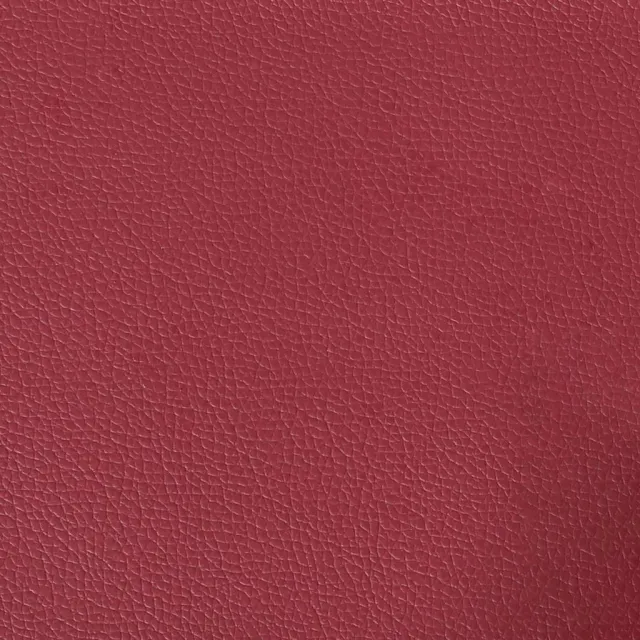 Canapé 2 places avec oreillers bordeaux 140 cm similicuir