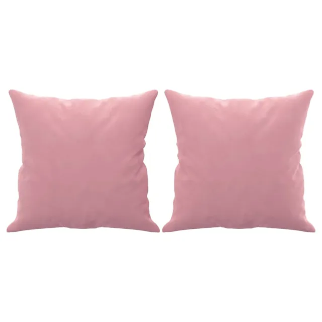 Canapé 3 places avec oreillers décoratifs rose 180 cm velours