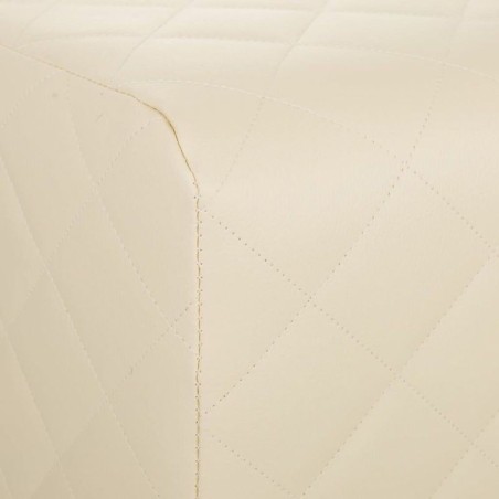 Taburete Alexandra House Living PVC Madera MDF 30 x 47 x 36 cm
