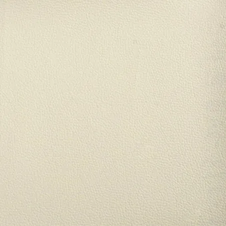 Canapé 2 places avec oreillers crème 140 cm similicuir