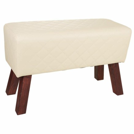 Kruk Alexandra House Living PVC Hout MDF 30 x 47 x 72 cm