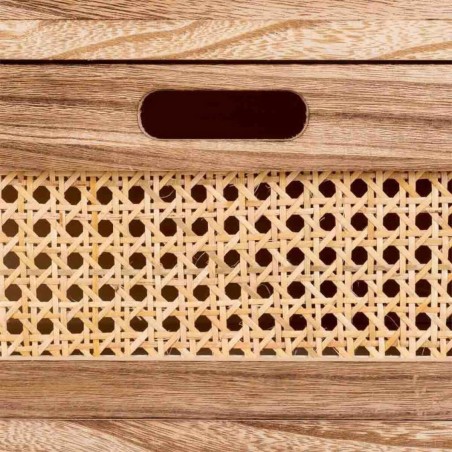 Cajonera Alexandra House Living Caña Madera de Paulonia 29 x 75 x 35