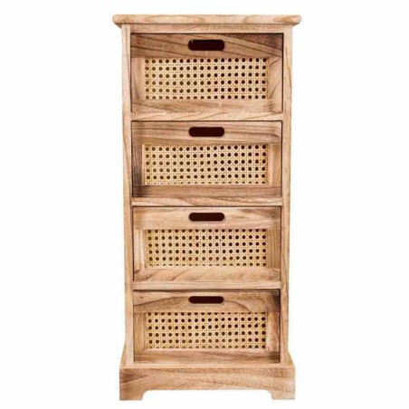 Ladenkast Alexandra House Living Riet Paulownia hout 29 x 75 x 35 cm