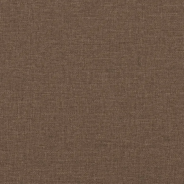 Fauteuil avec repose-pied Marron 60 cm Tissu