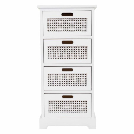 Ladenkast Alexandra House Living Wit Riet Paulownia hout Hout MDF 29 x