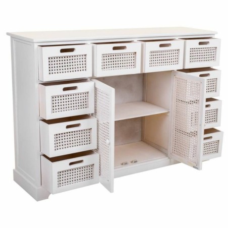 Credenza Alexandra House Living Bianco Legno di paulownia Legno MDF 33