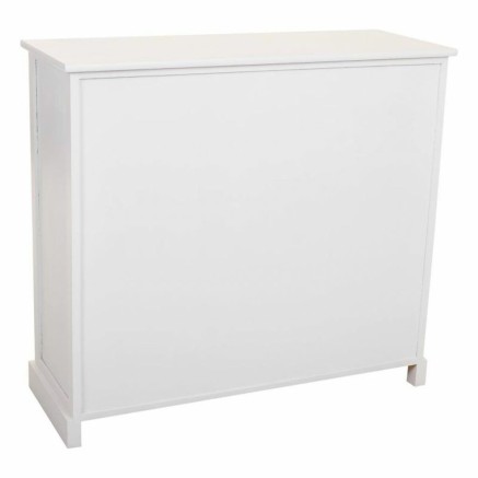 Aparador Alexandra House Living Blanco Madera de Paulonia Madera MDF 3 2