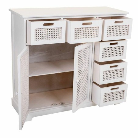 Aparador Alexandra House Living Blanco Madera de Paulonia Madera MDF 3