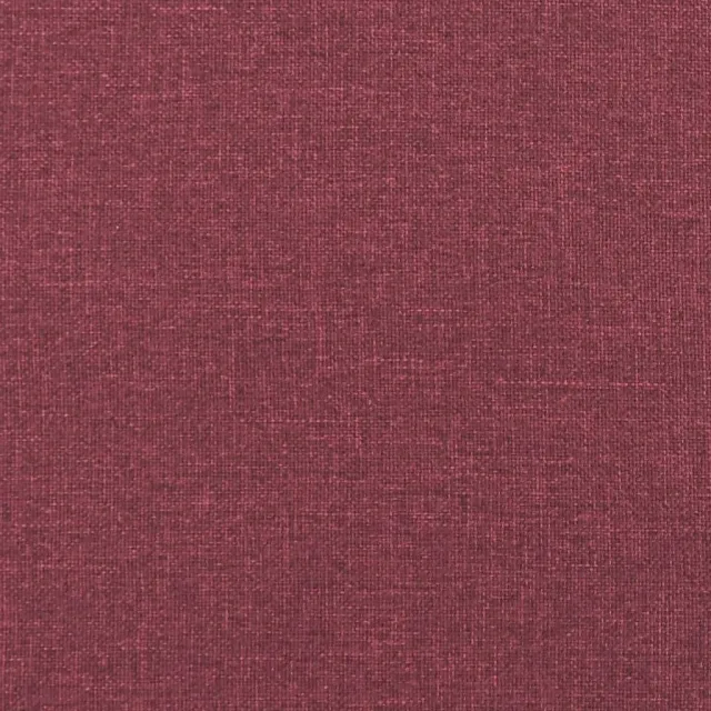 Canapé à 3 places avec repose-pieds Rouge bordeaux 180 cm Tissu
