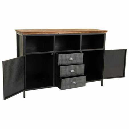 Dientafel Alexandra House Living Bruin Grijs Hout Metaal 36 x 82 x 121
