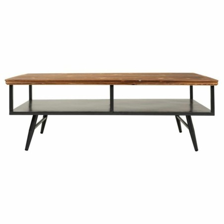 Mesa de Centro Alexandra House Living Marrón Gris Metal Madera de man