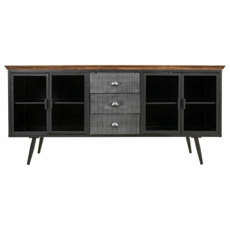 Sideboard Alexandra House Living Brown Grey Wood Metal 42 x 74 x 164 c