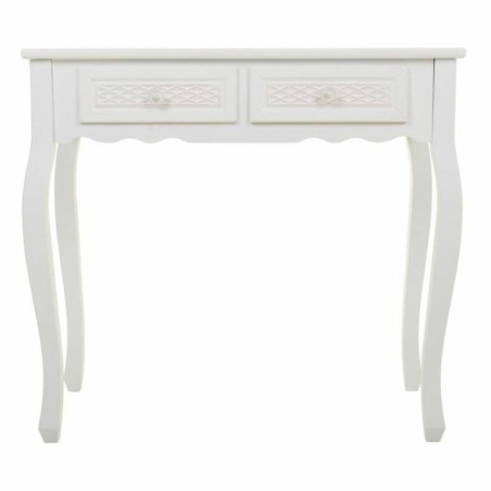 Zijtafel met lades Alexandra House Living Wit Crème 40 x 76 x 135 cm