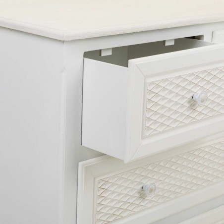 Ladenkast Alexandra House Living Wit Crème Metaal Dennenhout Hout MDF