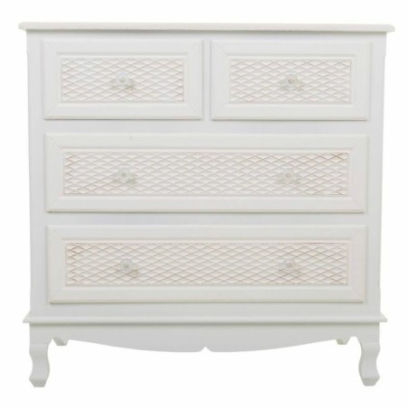 Ladenkast Alexandra House Living Wit Crème Metaal Dennenhout Hout MDF